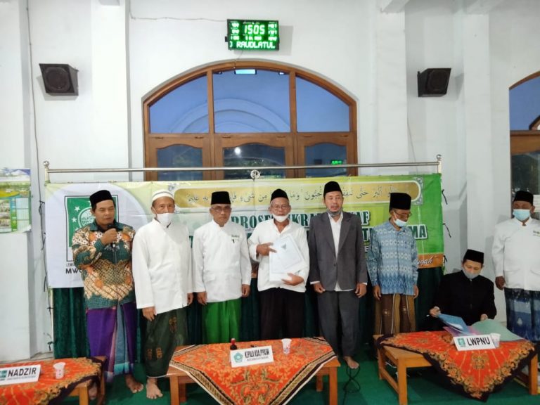 Penyerahan 110 Sertifikat Wakaf Ke LWPNU Kab Kediri