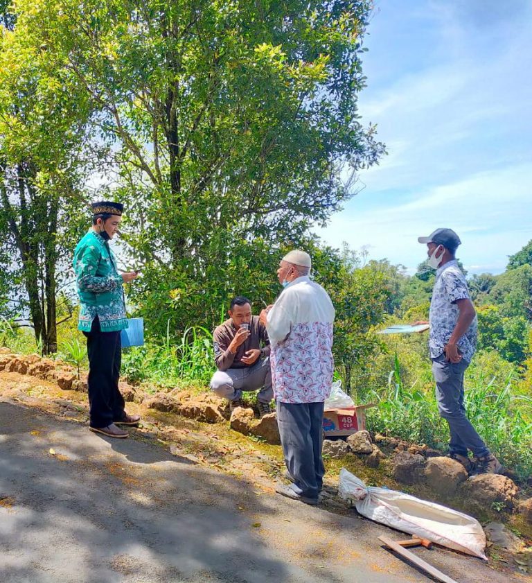 Ketua LWP Magetan Ikuti Pengukuran Tanah Wakaf