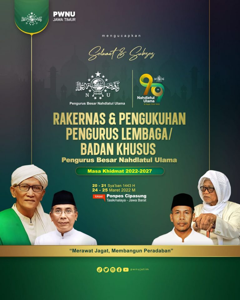 Rakernas dan Pengukuhan Lembaga/Badan Khusus PBNU 2022-2027