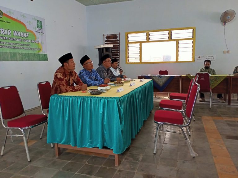 20 Bidang Kesambon Lakukan Ikrar Wakaf BHNU