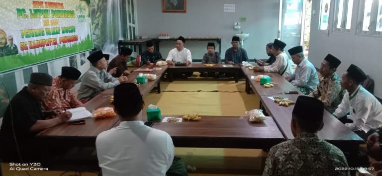Rapat Koordinasi PC LWPNU Ponorogo