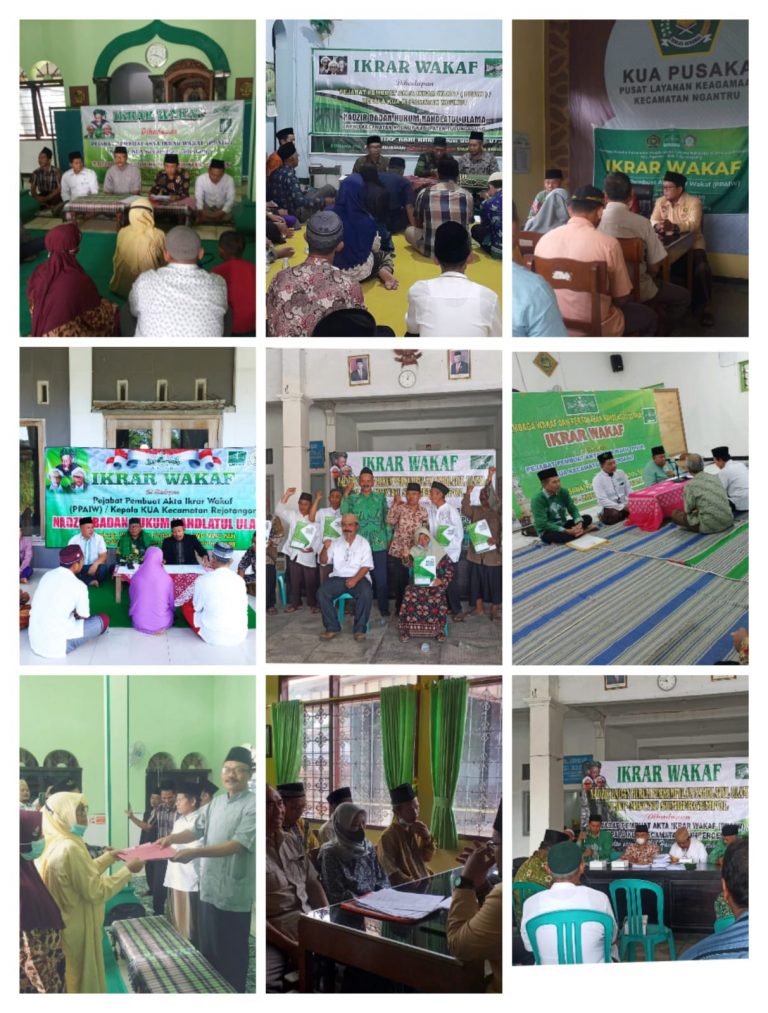 Ikrar Wakaf Serentak di Tulungagung