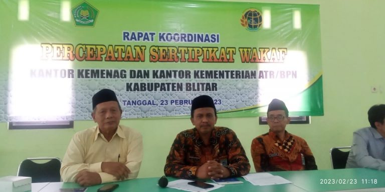BPN Blitar Buka Loket Khusus Wakaf