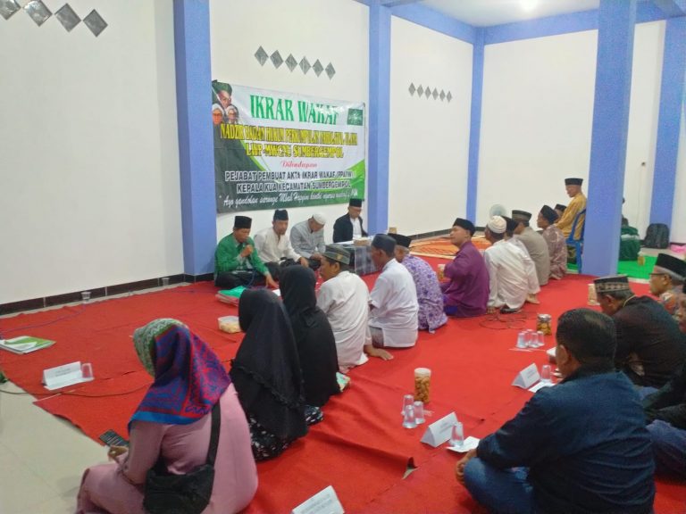 Giat Kader Wakaf Nahdlatul Ulama Tulungagung