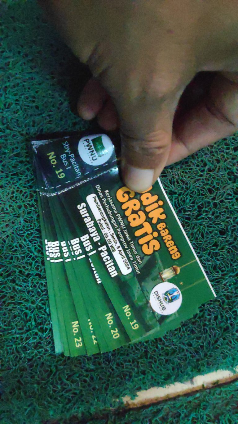 Persiapan Mudik Bersama PWNU Jatim: Pembagian Tiket Berjalan Lancar