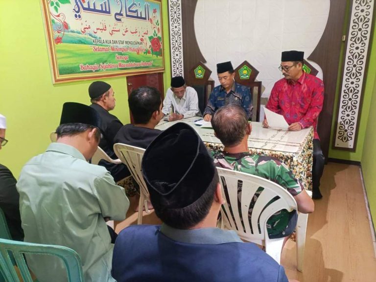 Ikrar Wakaf Mushalla Baitur Rahman Kelurahan Sidomukti
